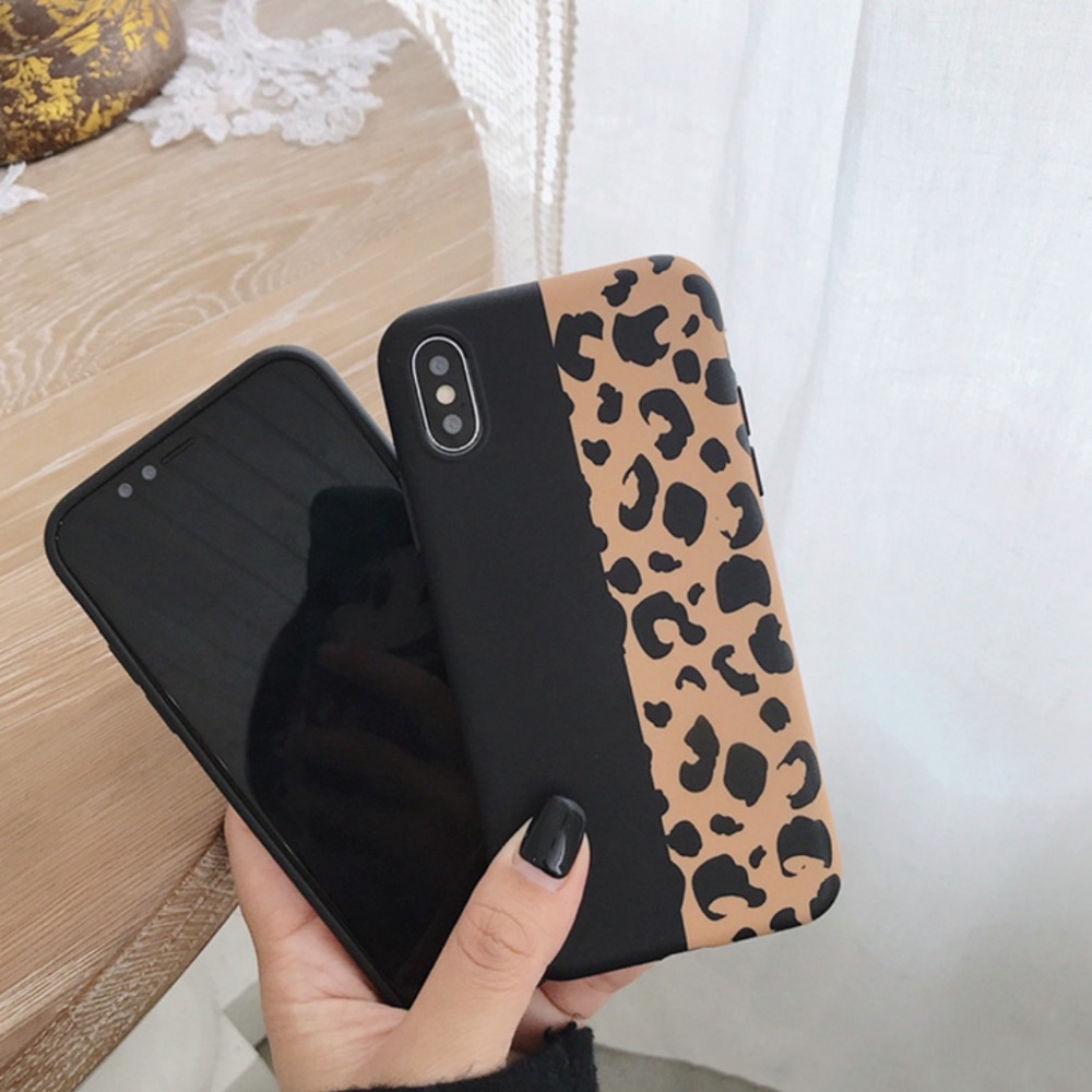 iPhone case Color block leopard print - Picture 2 of 3